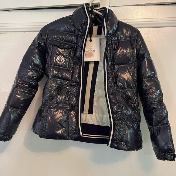 Moncler Navy Pepper Grenoble with detachable hood and original tags - Picture 3 of 9